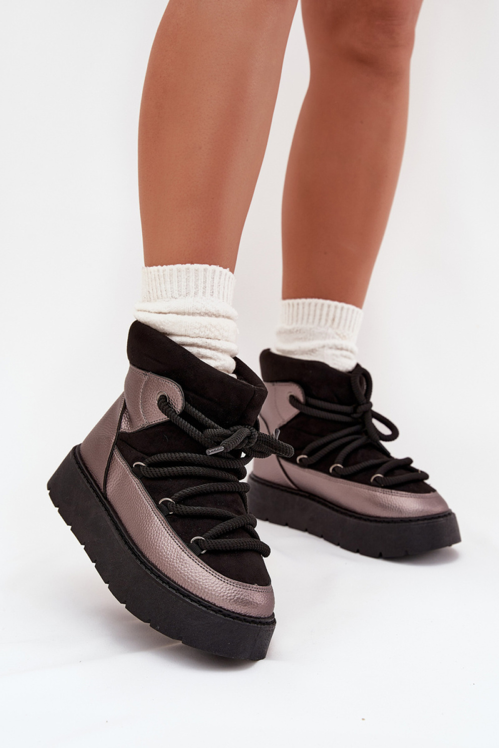 Śniegowce Model Xarina 6483 Black - Step in style