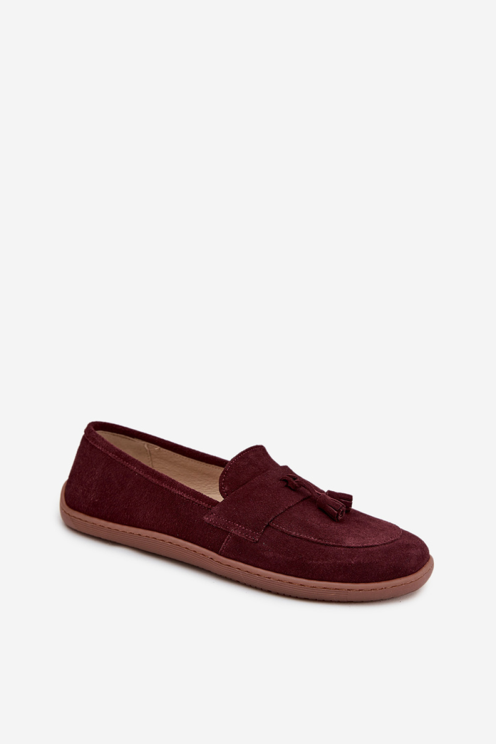 Mokasyny Model Zazoo 322 Bordo - Step in style - obrazek 2