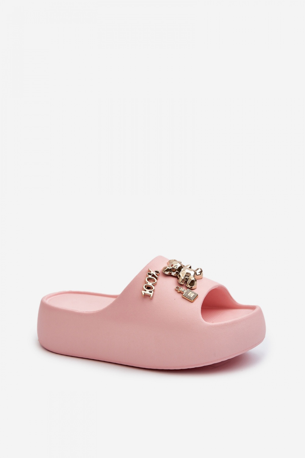 Sandał Klapki Model Orchia BG177 Pink - Step in style - obrazek 2