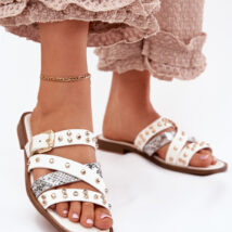 Sandał Klapki Model Manitte 9706 White – Step in style