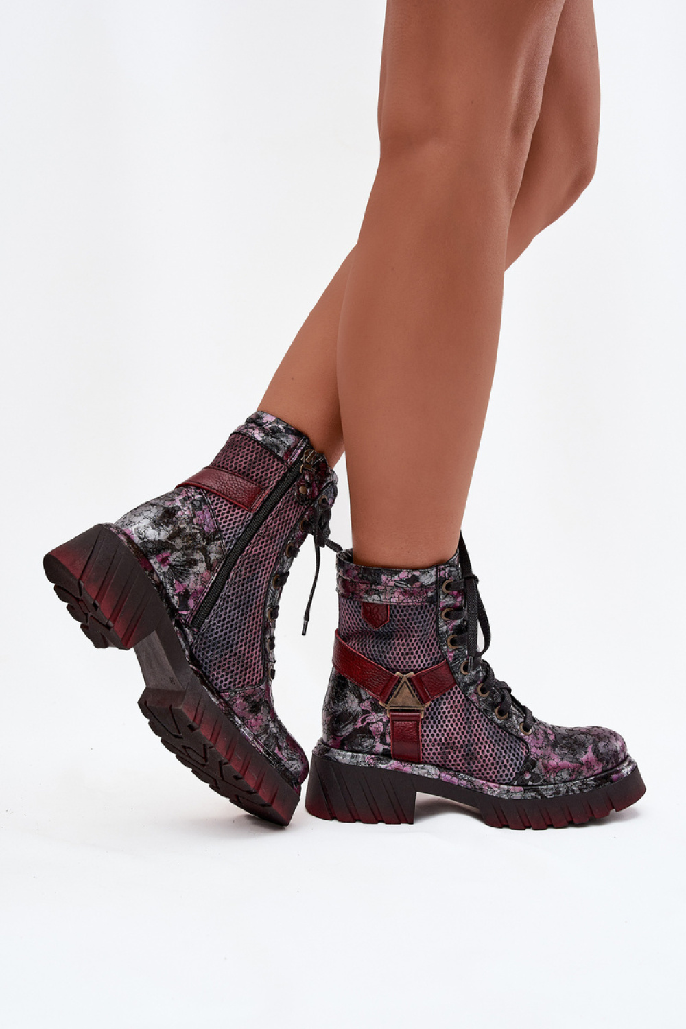 Workery Model Maciejka 07072-23 Bordo - Step in style - obrazek 2