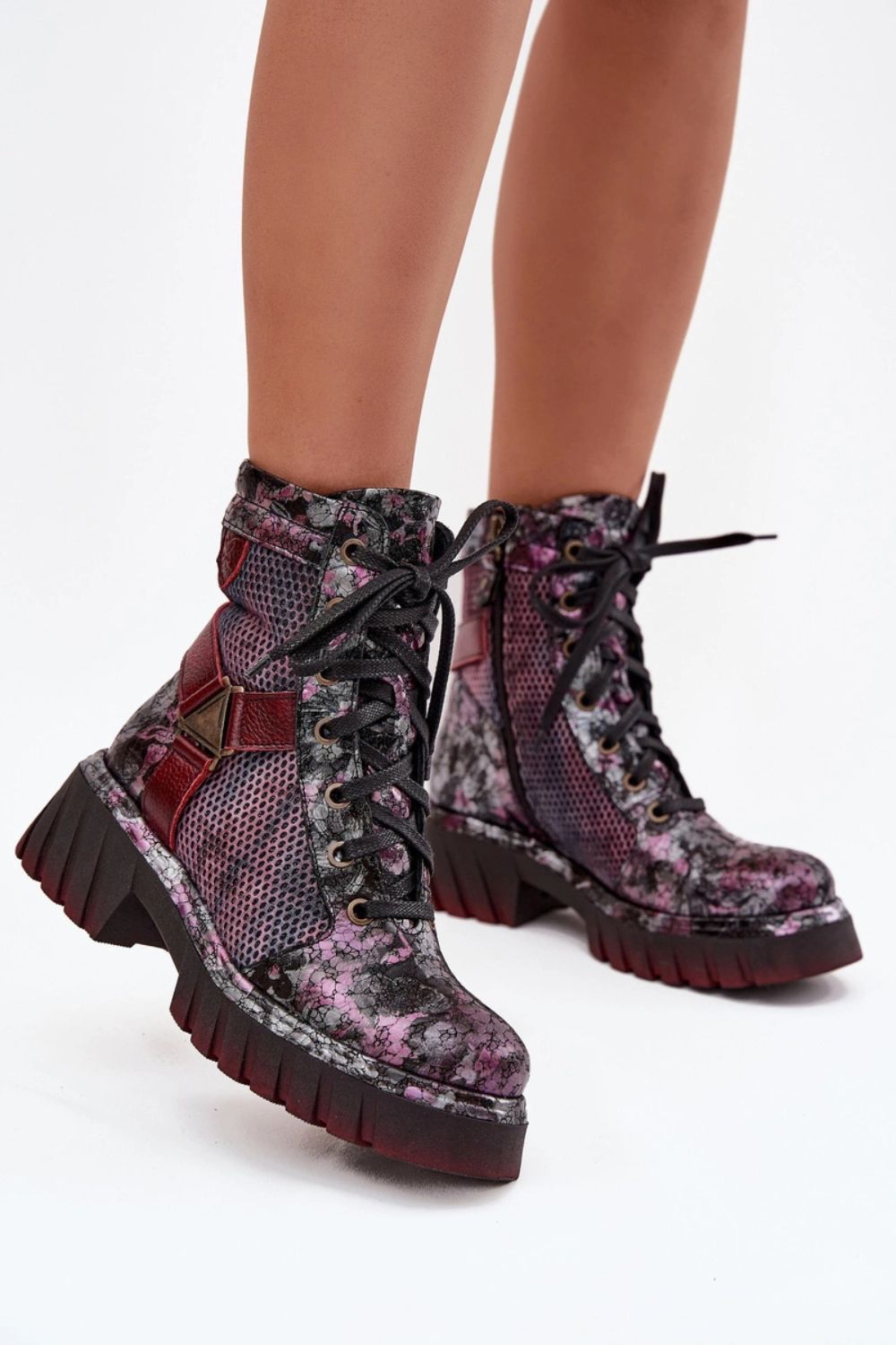 Workery Model Maciejka 07072-23 Bordo - Step in style - obrazek 3