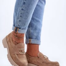 Półbuty Model Rosefalls 20153 Beige Zamsz – Step in style