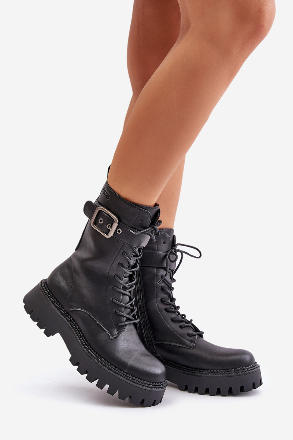 Workery Model Big Star OO274137 Black - Step in style - obrazek 3