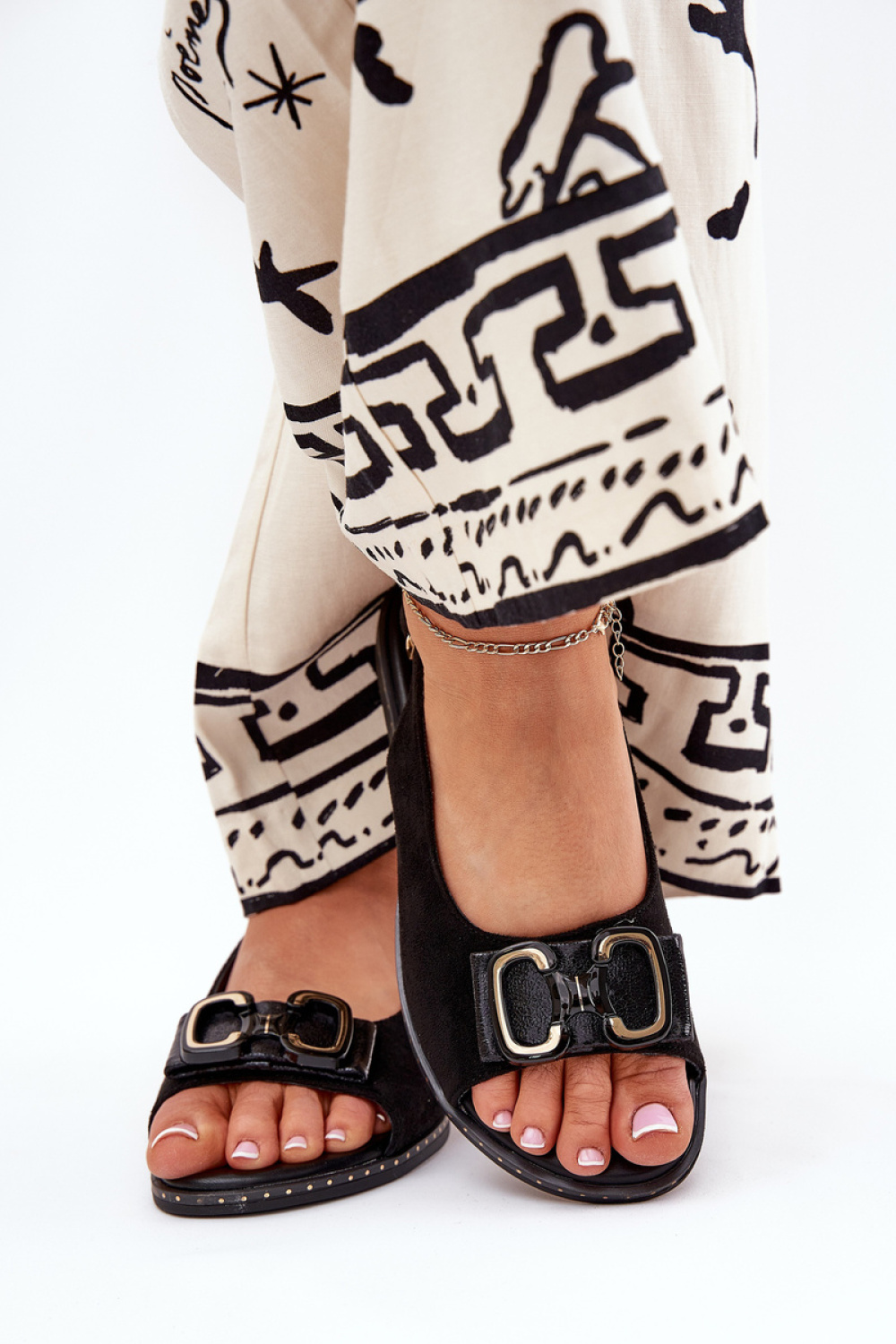 Sandały Model Lilria RMR2060-23 Black - Step in style - obrazek 3