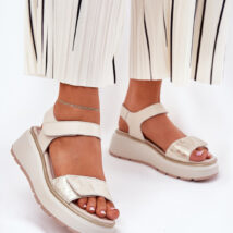 Sandały Model S.Barski LR51-543 Gold – Step in style