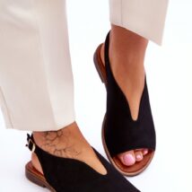 Sandały Model Lewski Shoes 3220/X Black Zamsz – Step in style