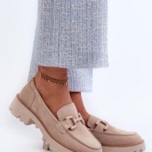 Mokasyny Model DA TW117 Beige – Step in style