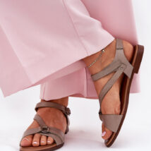 Sandały Model Zazoo 40182 Dark Beige – Step in style