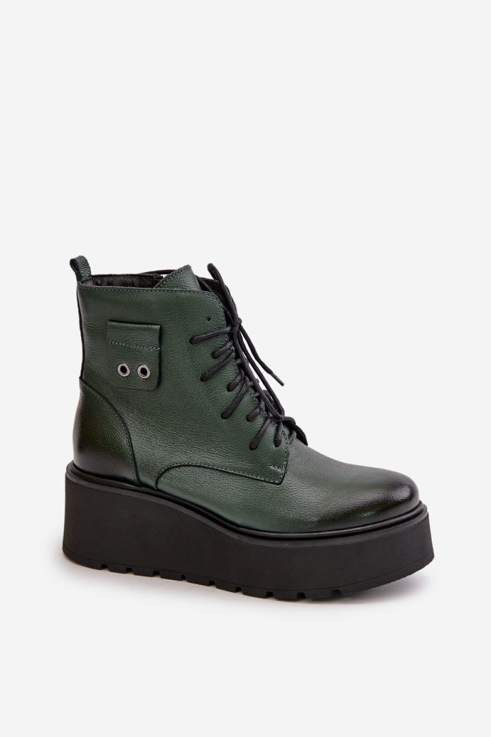 Botki Model Zazoo 60499 Dark Green - Step in style - obrazek 2
