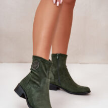 Botki Model Lerioria ASA198-28 Green – Step in style
