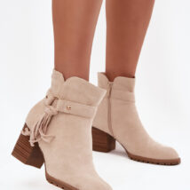 Botki Model Rosabella OM280 Light Beige – Step in style