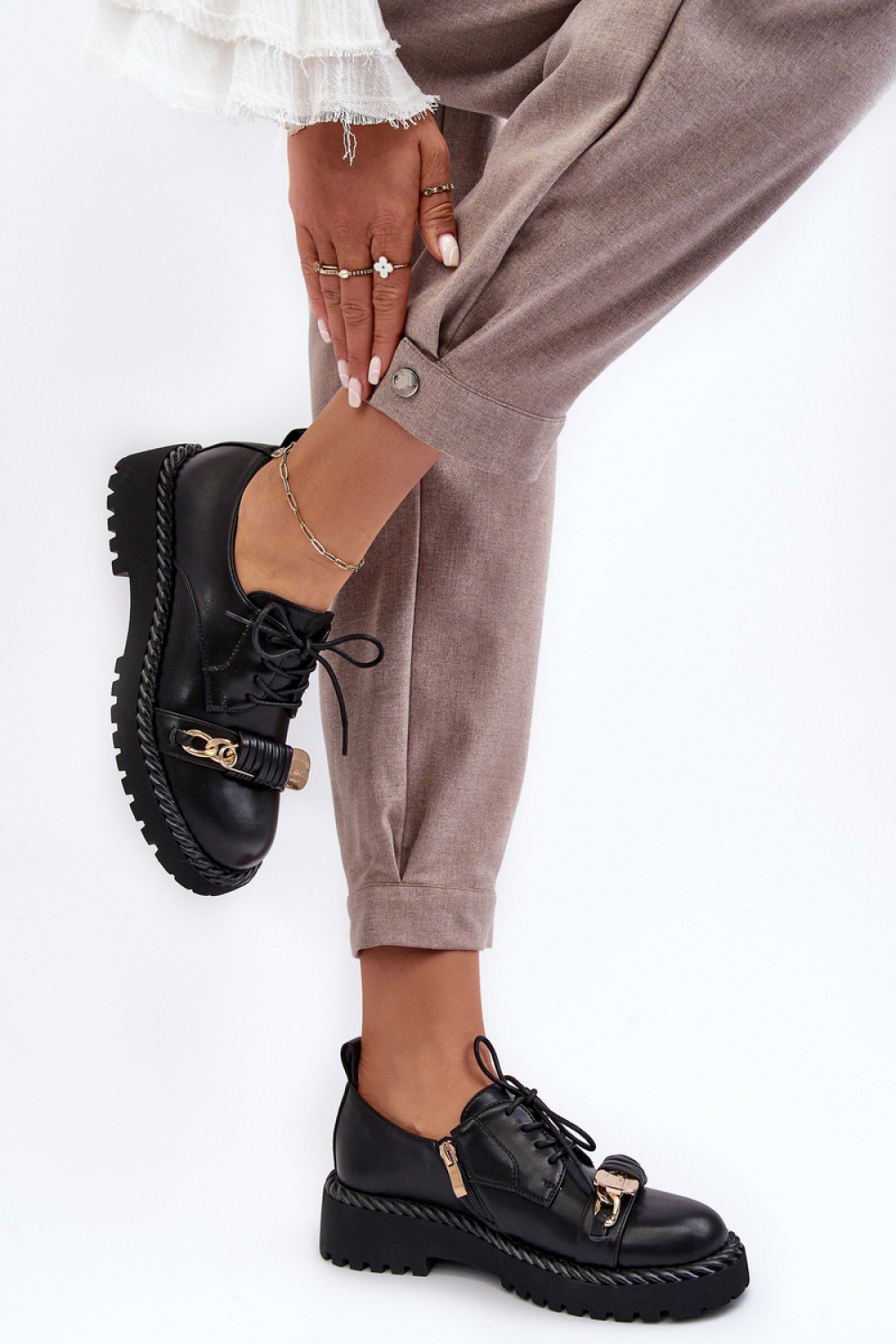 Półbuty Model DA MR870-80 Black - Step in style - obrazek 2