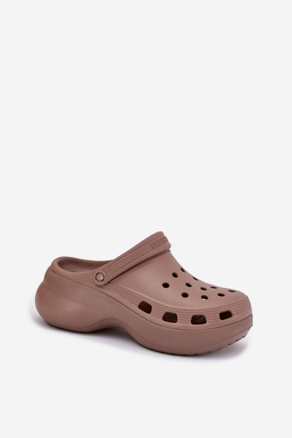 Sandał Klapki Model Big Star RR274A121 Dark Beige - Step in style - obrazek 2