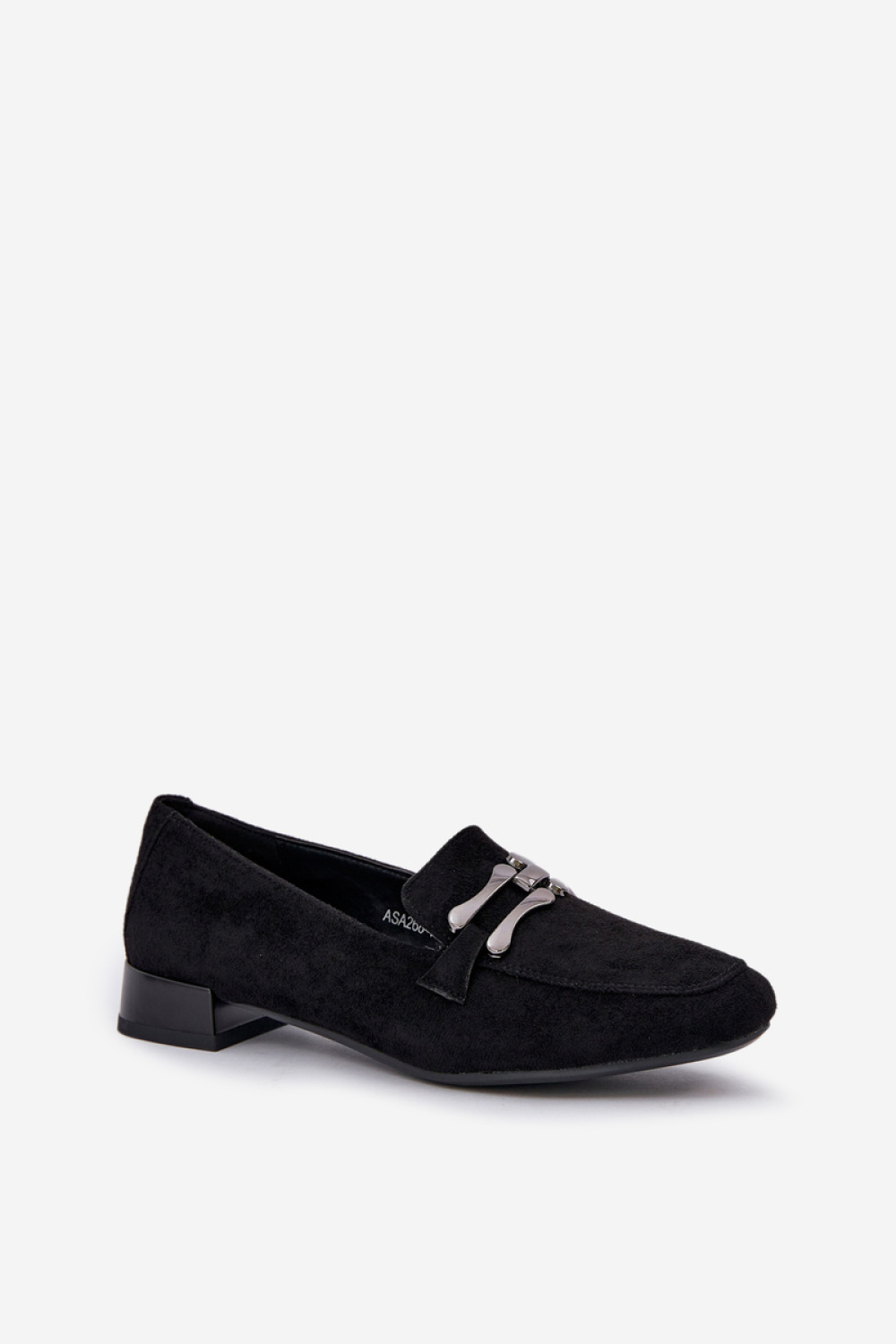 Mokasyny Model Pillitha ASA268-4 Black - Step in style - obrazek 2