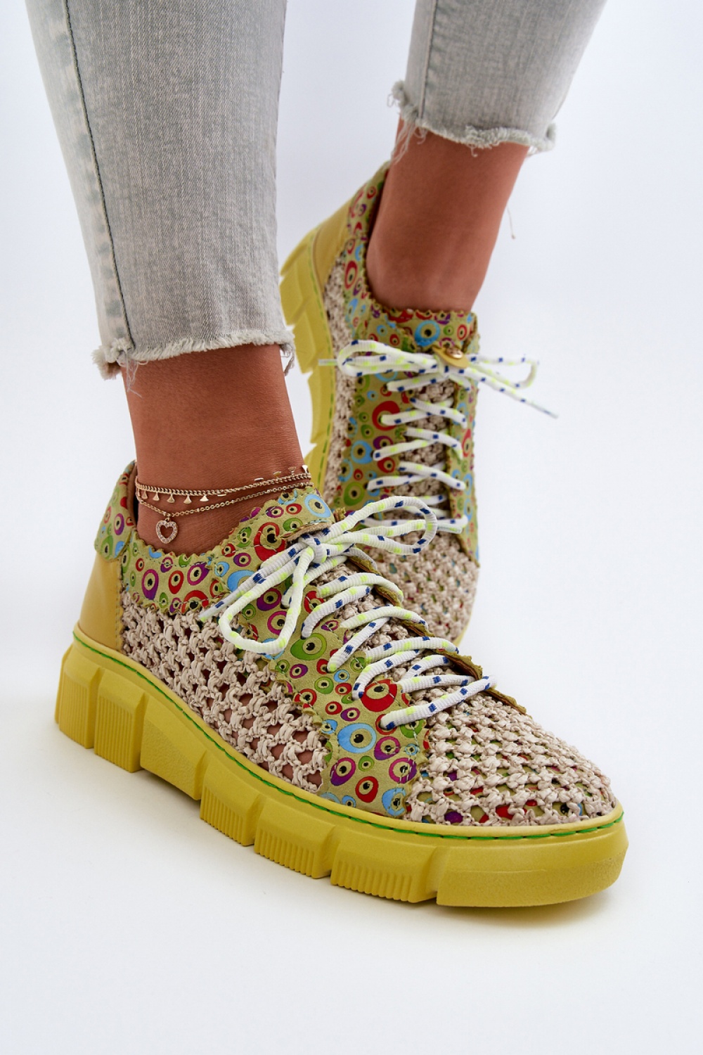 Półbuty Model Maciejka 05850-09 Limonka - Step in style - obrazek 3