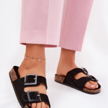 Sandał Klapki Model Sercele THS_141 Black – Step in style