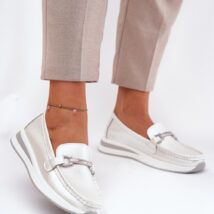 Mokasyny Model S.Barski GR51-598 Perła – Step in style