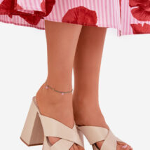 Sandał Klapki Model Lenobos 6874 Beige – Step in style