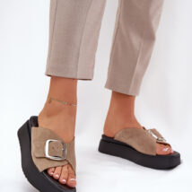 Sandał Klapki Model Zazoo 3019 Beige – Step in style