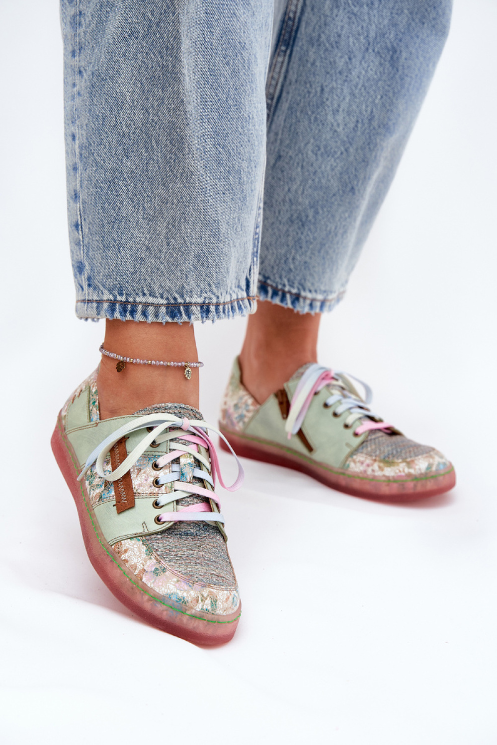 Półbuty Model Maciejka 06791-09 Light Green - Step in style