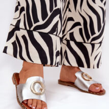 Sandał Klapki Model Frelie L2858 Silver – Step in style
