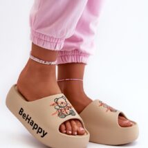 Sandał Klapki Model Serefina BG175 Dark Beige – Step in style