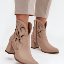 Botki Model Zazoo 3647 Light Beige – Step in style