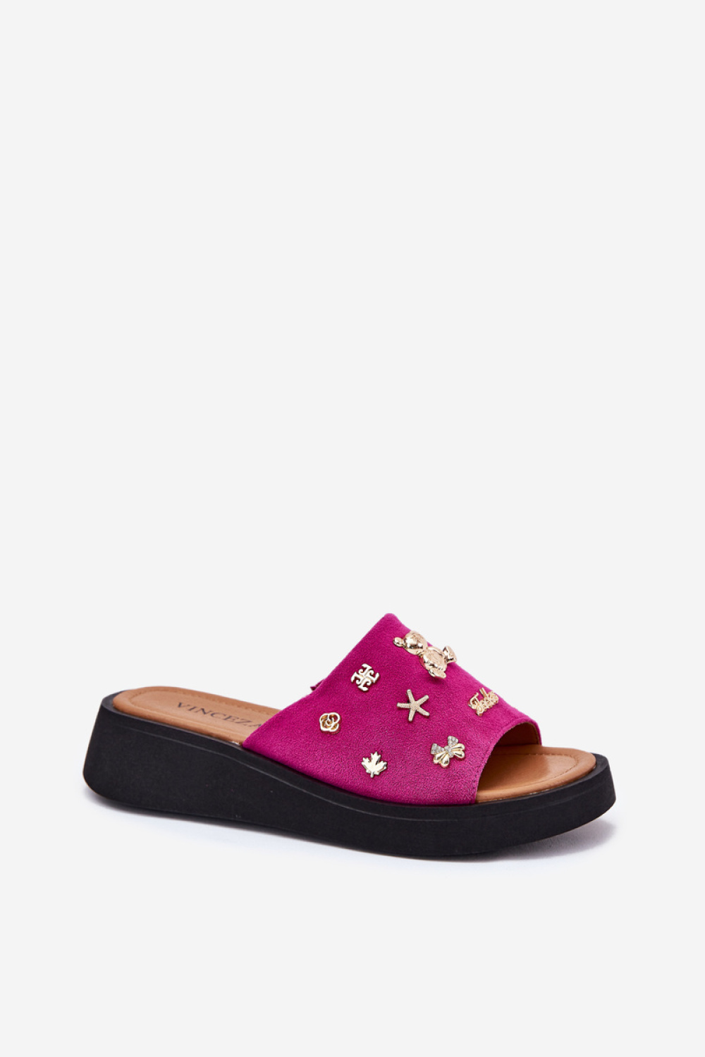 Sandał Klapki Model Vinceza 66741 Fuksja - Step in style - obrazek 2