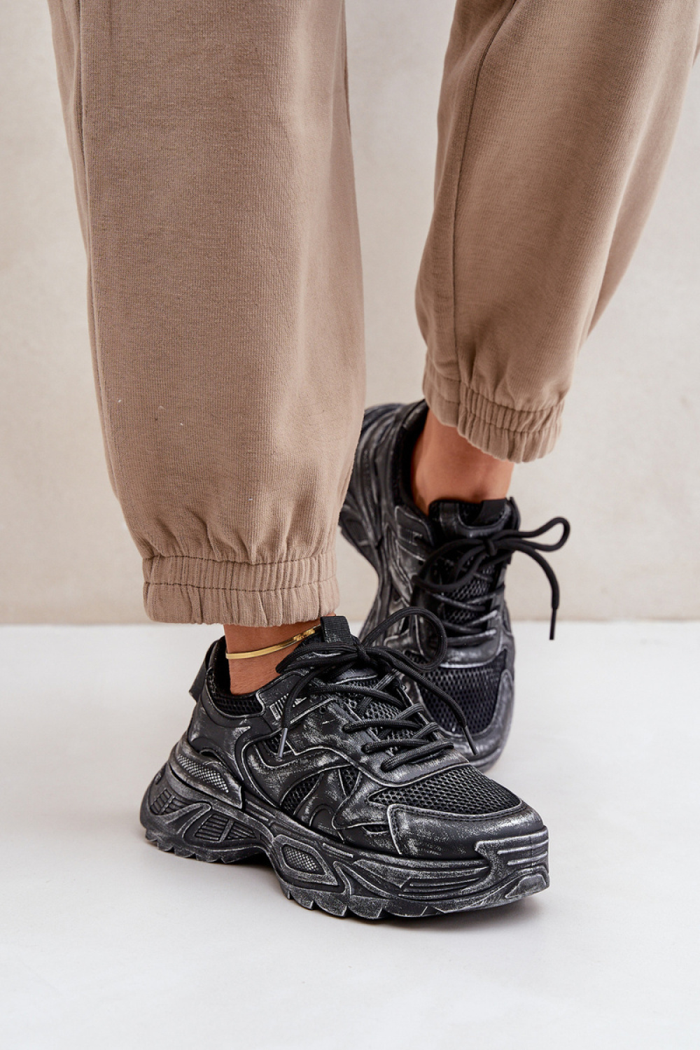 Buty Sportowe Model Seladwen 8952 Black - Step in style - obrazek 3