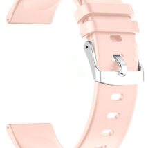 Pasek silikonowy do Smartwatcha 22 mm RÓŻOWY RNCE40 SW010 KW19 PS1D