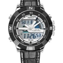 Zegarek Męski PERFECT KANONIER LCD DUAL TIME A857