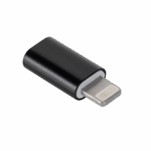 Adapter Przejściówka Micro USB – Apple Lightning M-Life czarna