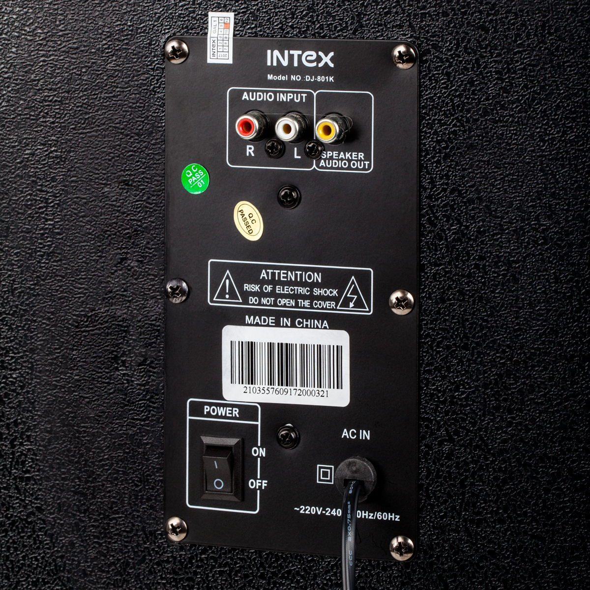 Aktywne kolumny głośnikowe Intex DJ-801 - obrazek 5