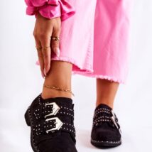 Półbuty Model Lu Boo XW37311 Black Zamsz – Step in style