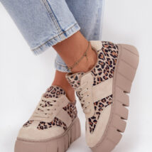Buty Sportowe Model Vinceza 66841 Panterka Beige – Step in style