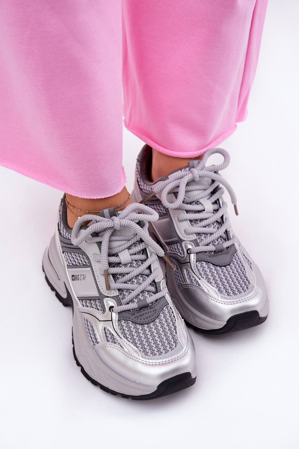 Buty Sportowe Model Big Star RR274A193 Grey - Step in style - obrazek 3