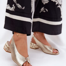 Sandały Model CheBello 4724 Gold – Step in style