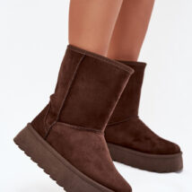 Śniegowce Model Abrams VL256P CZekolada – Step in style