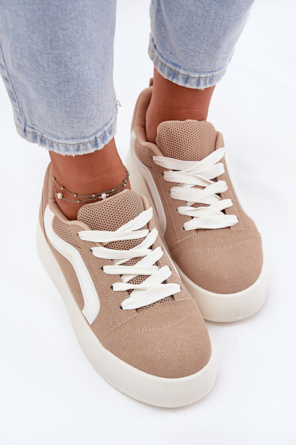 Buty Sportowe Model Tellnira BL606P Khaki - Step in style - obrazek 3