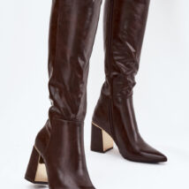 Kozaki Model Alessine 7661A Czekolada – Step in style