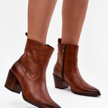 Botki Model Zazoo 60565 Brown – Step in style