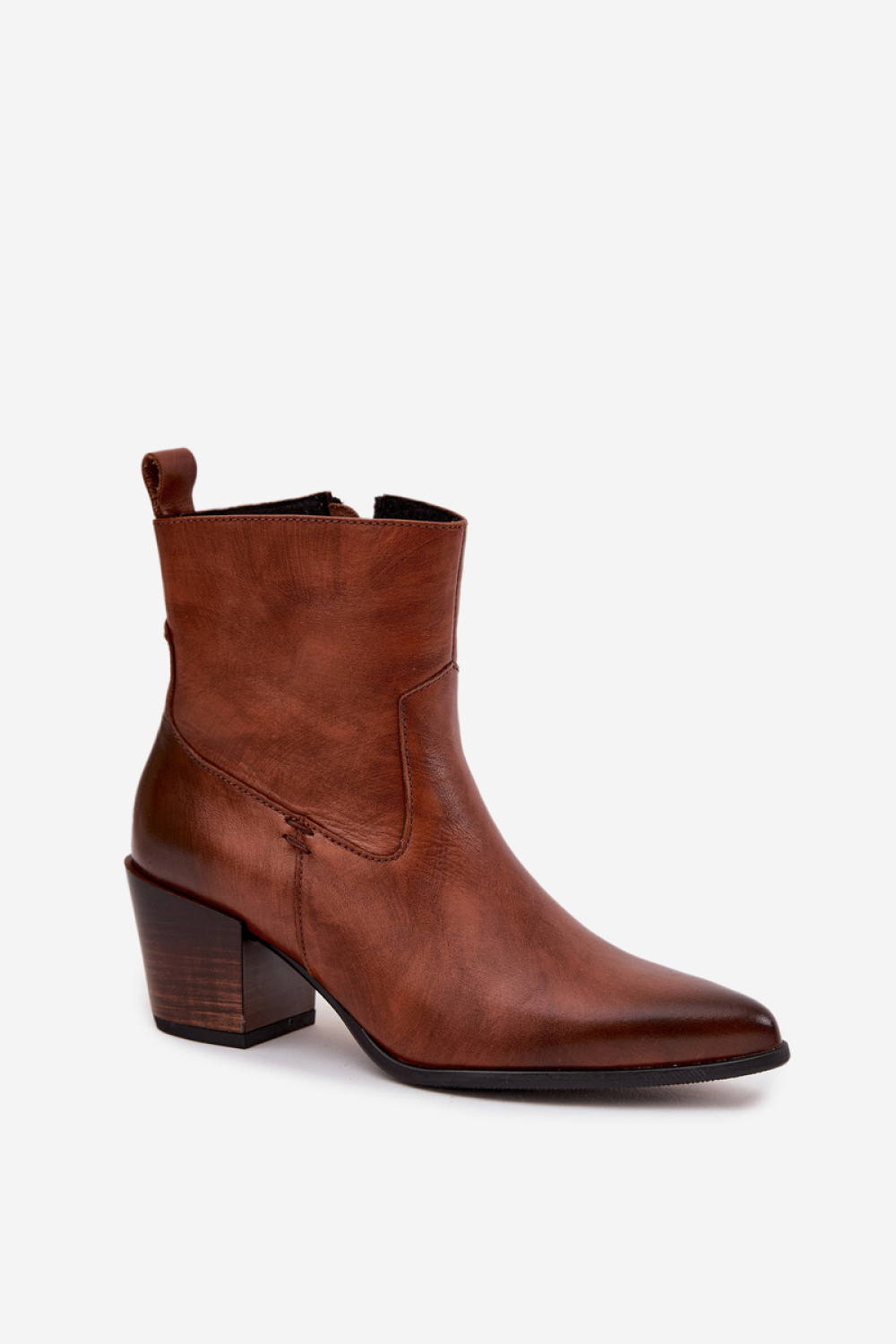 Botki Model Zazoo 60565 Brown - Step in style - obrazek 2