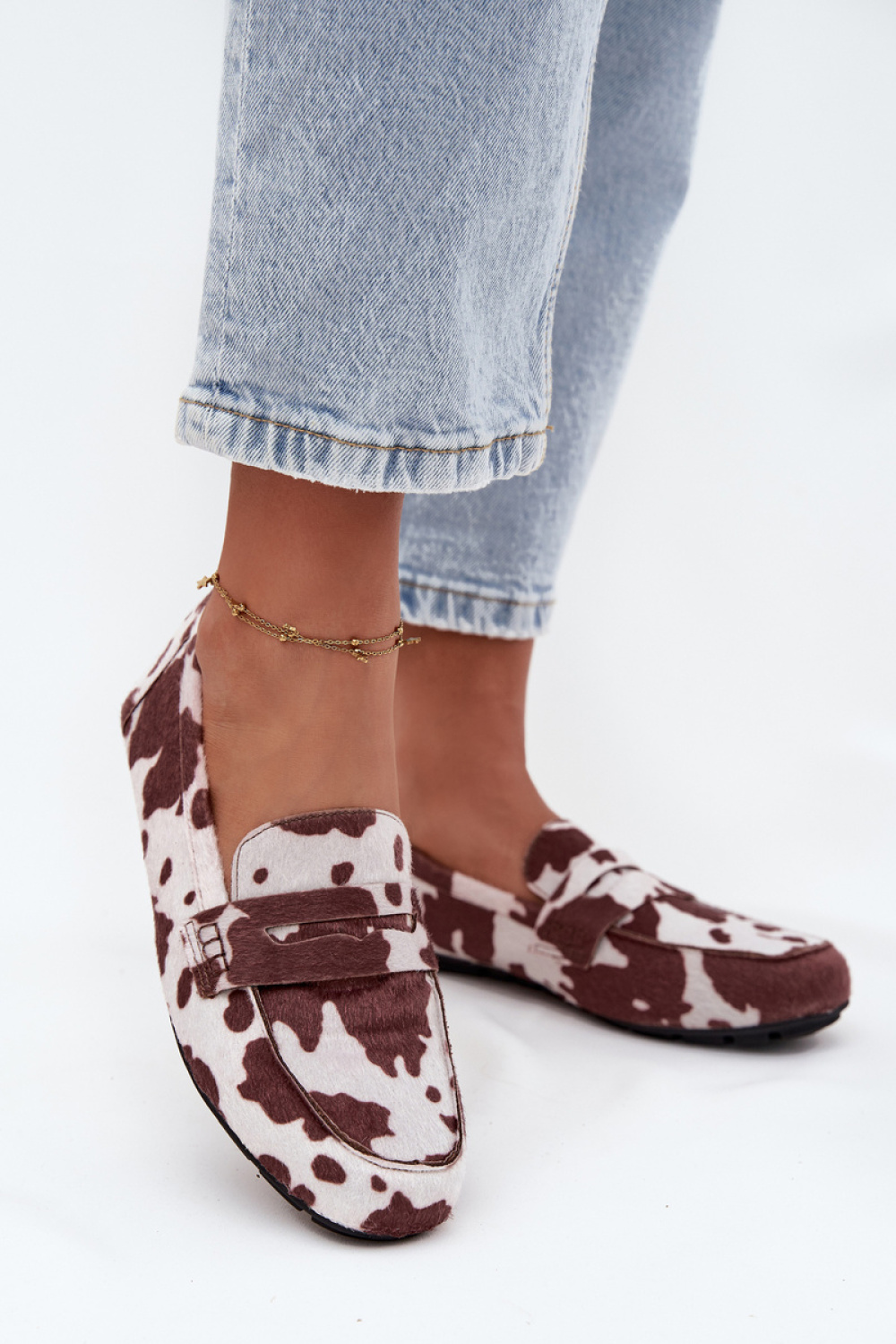 Mokasyny Model Soreline H8-965M Brown/White - Step in style