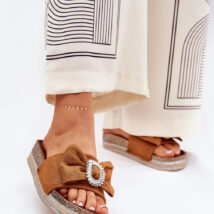 Sandał Klapki Model Lenela M535 Camel – Step in style