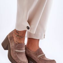 Półbuty Model Gelanor 20157 Beige Zamsz – Step in style