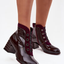Botki Model DA CR52-696 Bordo – Step in style
