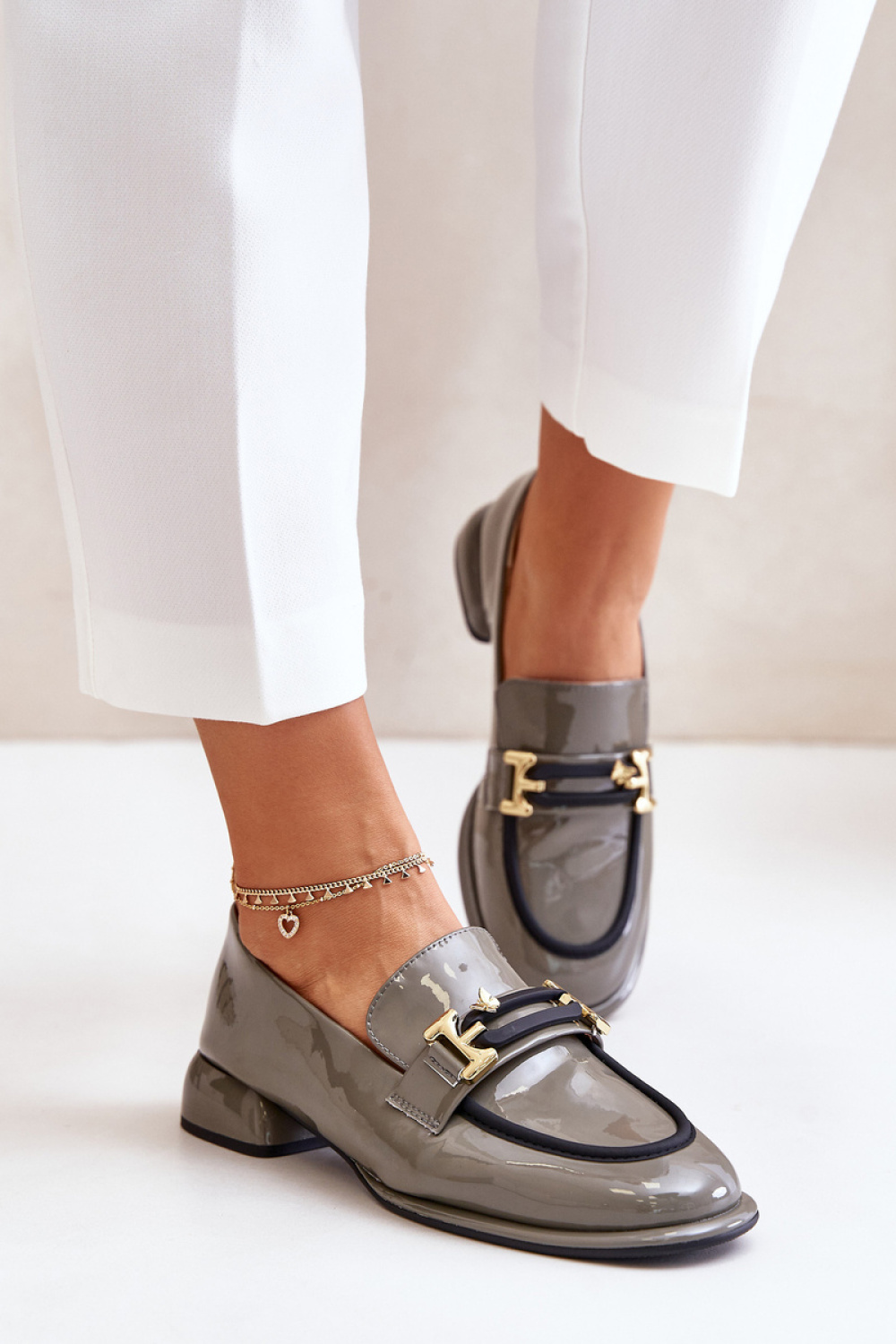 Półbuty Model Artiker 55C0412 Grey - Step in style - obrazek 3