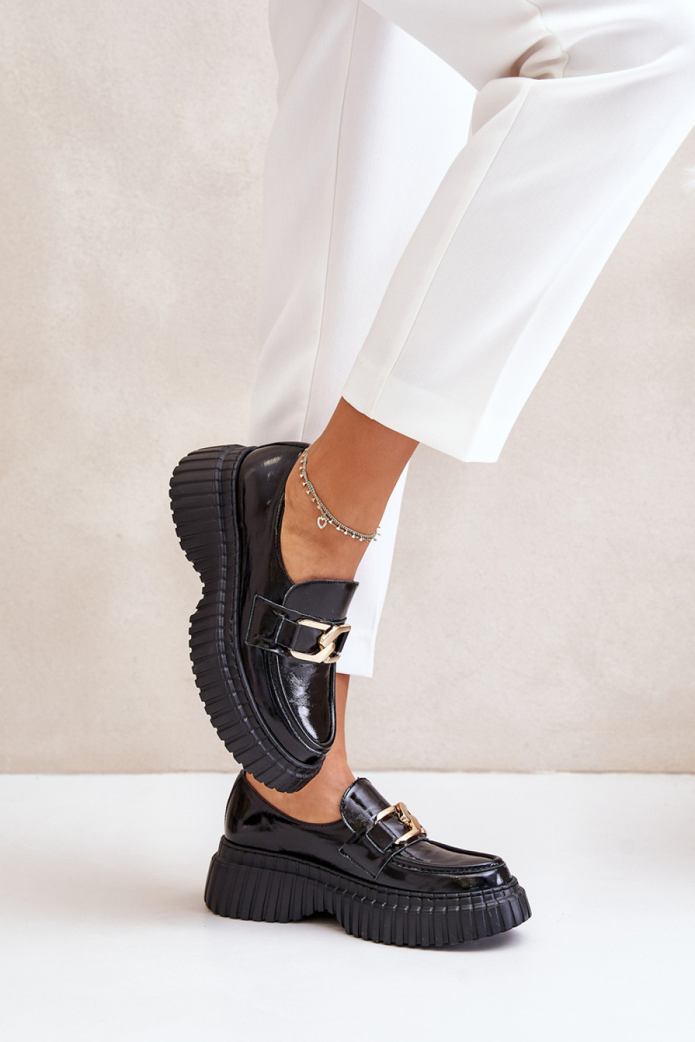 Półbuty Model Zazoo 20176 Black - Step in style - obrazek 3