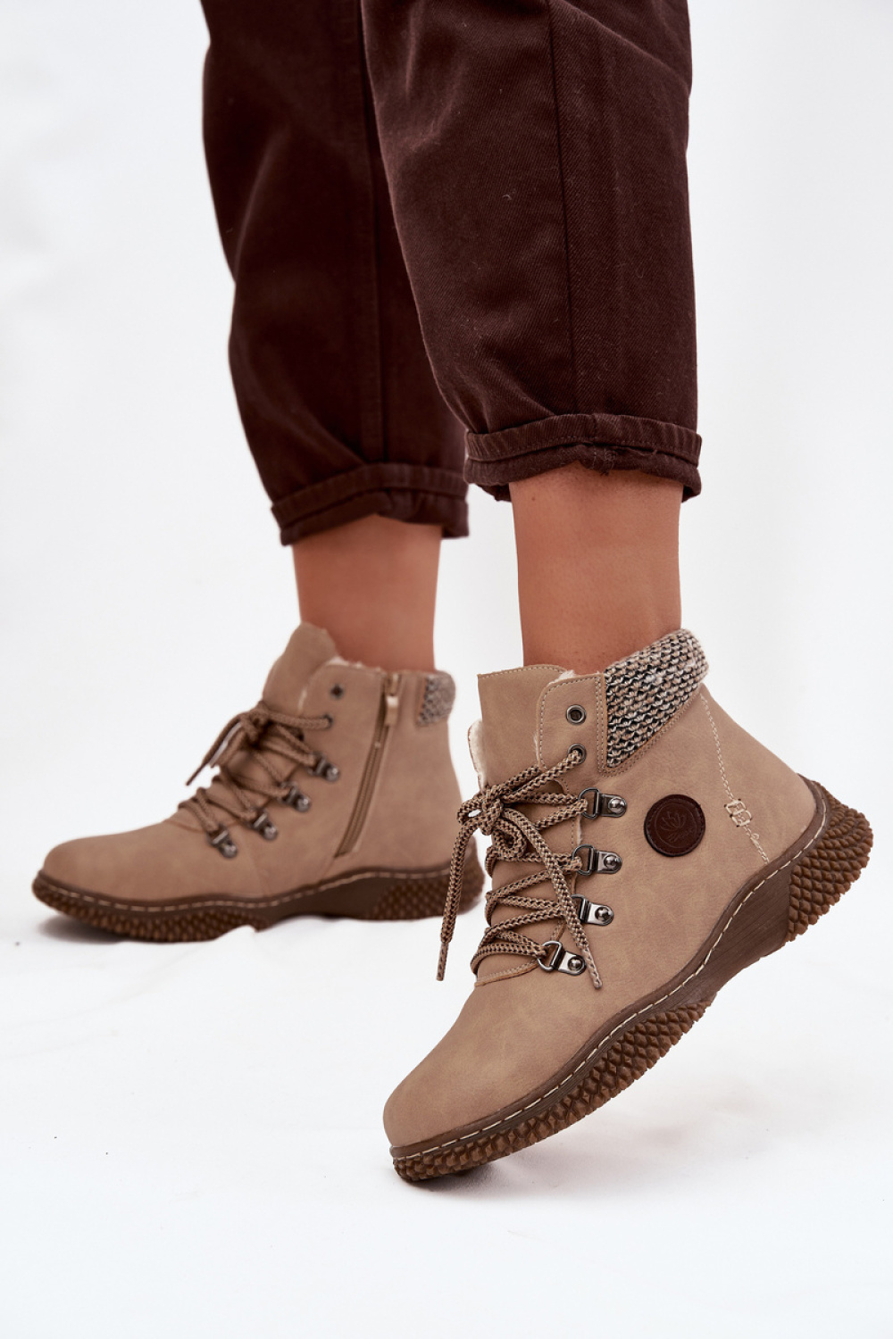 Trapery Model Zenaya 25BT02-9374 Beige - Step in style - obrazek 3